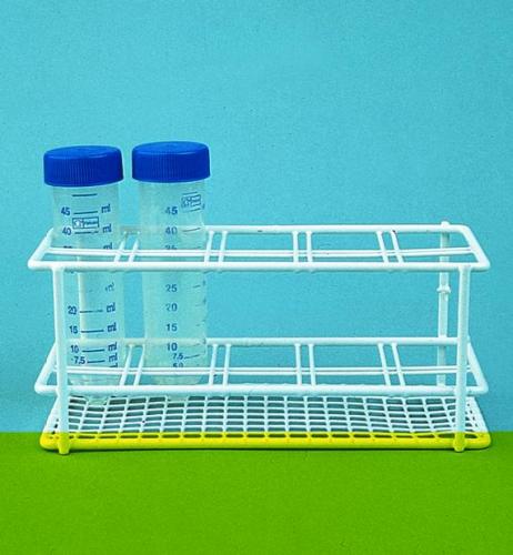 Trådstativ plastbelagt, 12 (2 x 6) rør Ø30 mm