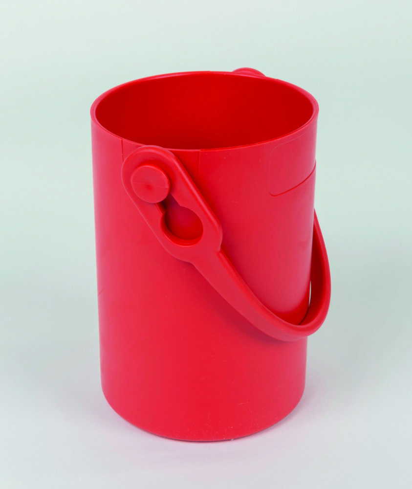 Sikkerhedsflaskeholder 4,5L, Heathrow Scientific, rød
