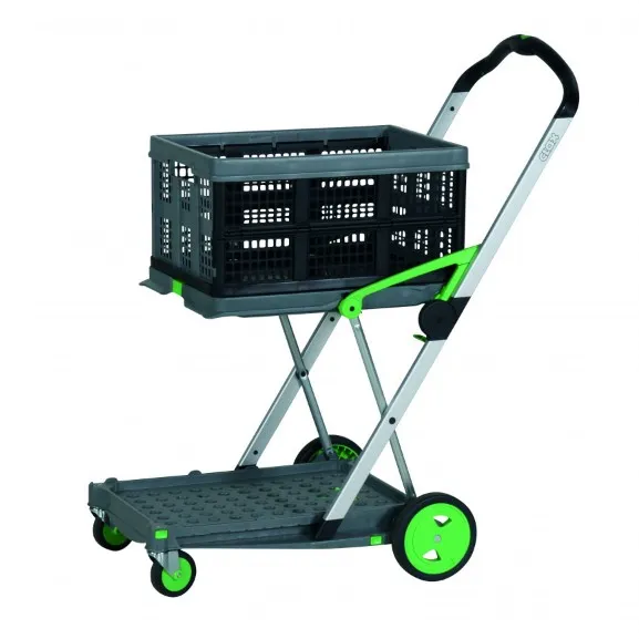 Clax sammenklappelig laboratorievogn med 46 liter kurv