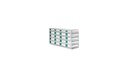 Comfort rack m/ udtræk skabsfryser TENAK, 50 mm boks, h:223 x b:140 x d:562 mm, 4 x 4 bokse