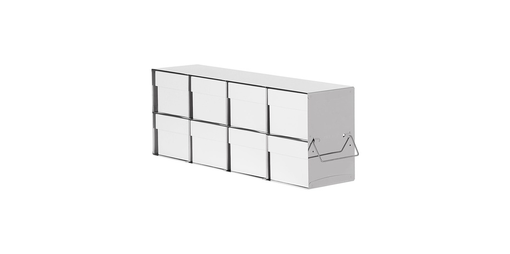 Standard rack skabsfryser, TENAK, 100 mm bokse, h:314 x b:139 x d:561 mm, 3 x 4 bokse