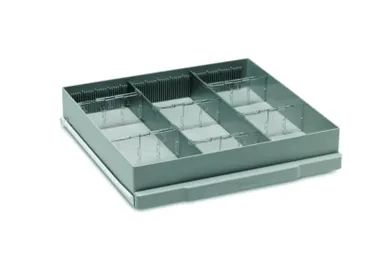 Skuffe-ABS plast, GRAM BioCompact II 210/310/410, inkl. skillevægge