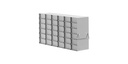 Standard rack skabsfryser, TENAK, 25 mm MTP, h:271 x b:135 x d:540 mm, 10 x 6 hylder
