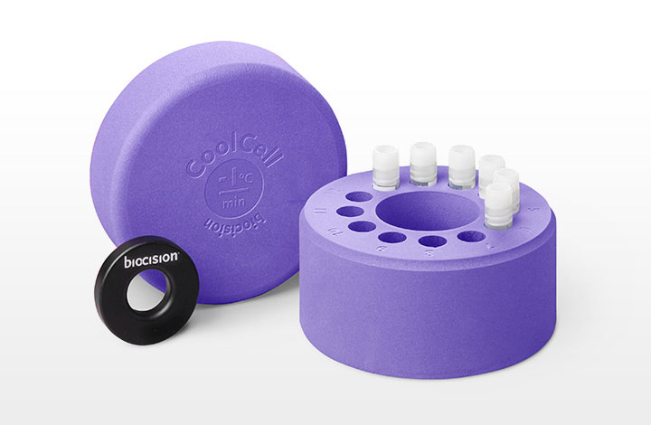 [4929014] CoolCell LX til indfrysning 12 x1,0/2,0 ml kryorør, lilla, 1°C/min.
