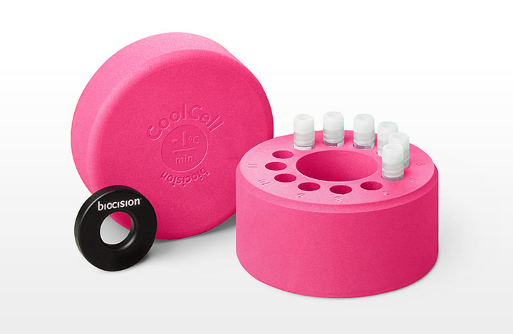 [4929017] CoolCell LX til infrysning 12 x 1,0/2,0 ml kryorør, pink, 1°C/min.