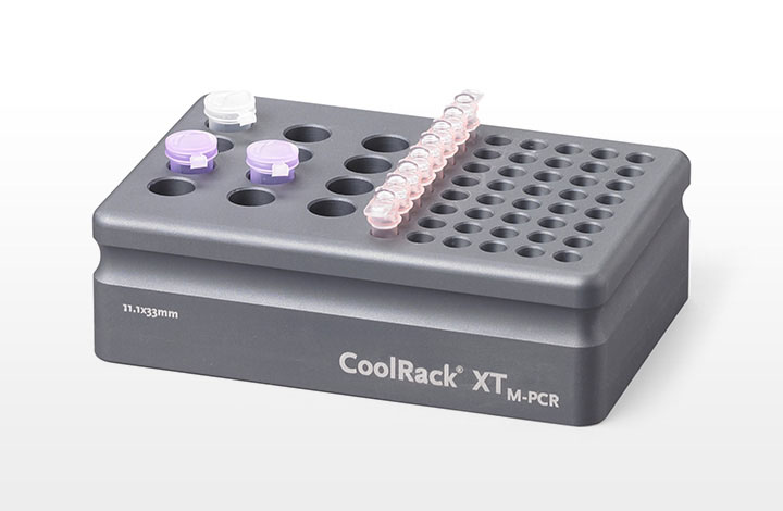 [4929114] CoolRack XT PCR-M(AF)til 12x1,5 ml rør& 6x8PCR rør