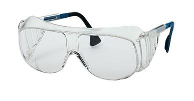 [1470055] Sikkerhedsbrille, uvex 9161 OTG, klare glas, blå/sort stel