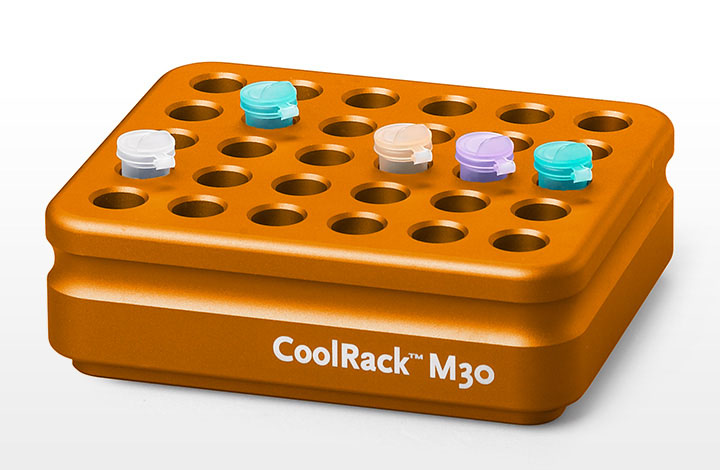 [4929138] CoolRack M30 til 30 x 1,5/2 ml mikrorør, orange