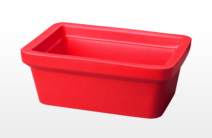Isspand, midi 4 liter, rød