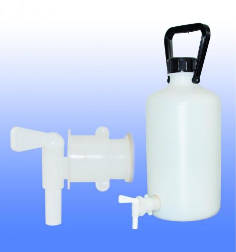Dunk, PE-HD, rund, med hane, 5 liter