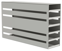 [4954236] T-Rack m/ udtræk, TENAK, 50 mm boks, h:332 x b:140 x d:562 mm, 6 x 4 bokse