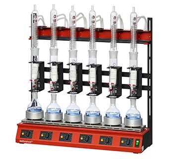 Soxhlet ekstraktionsapparat R306, 6 pladser, 30 ml