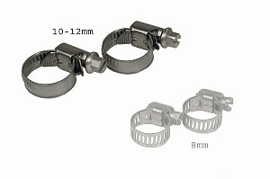 Julabo spændering til 10 & 12 mm slange, 2 stk.