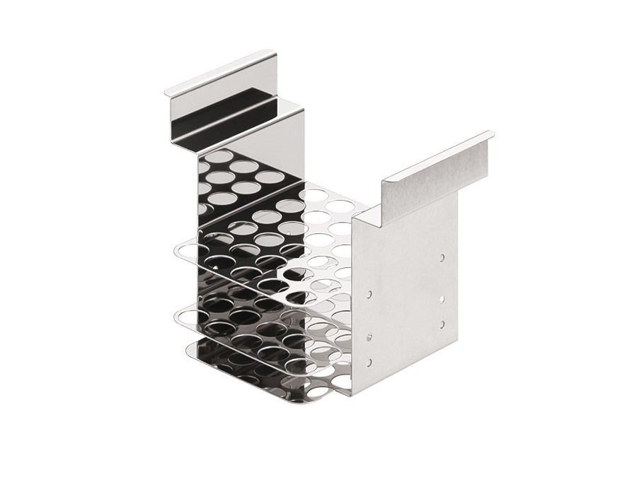 Julabo rack rustfrit stål, til 30 glas, 100xØ:17mm