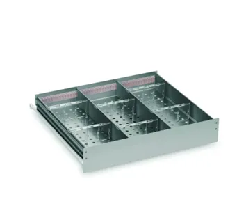 [4974240] Alu. skuffe, GRAM 210/310/410, 420 mm, inkl. skillevægge