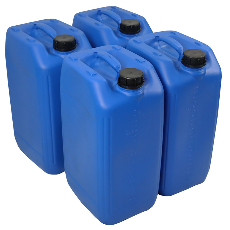 Dunk, PE-HD, blå, uden låg, UN godkendt, 25 liter