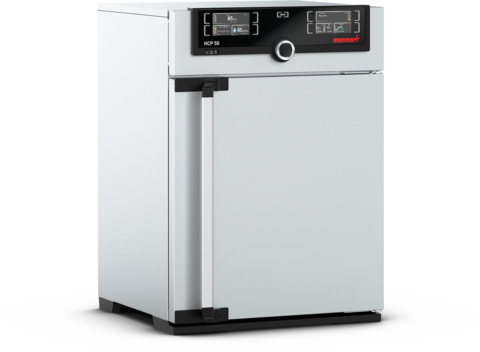 Klimaskab, Memmert HCP50 med fugt, 90°C 56 liter
