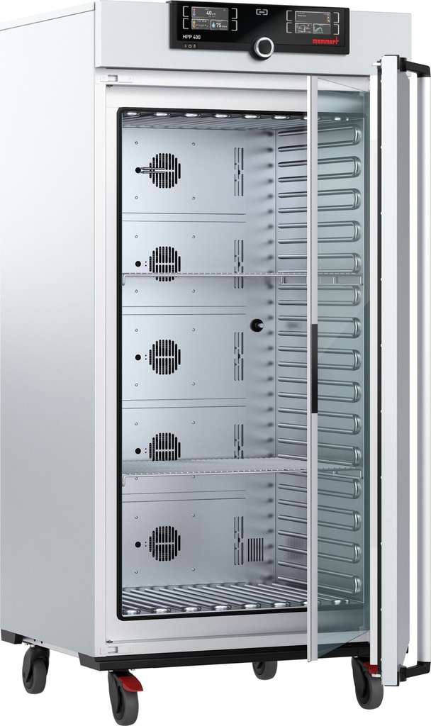 Klimaskab, Memmert HPP410eco med fugt, 0/70°C, 384 liter