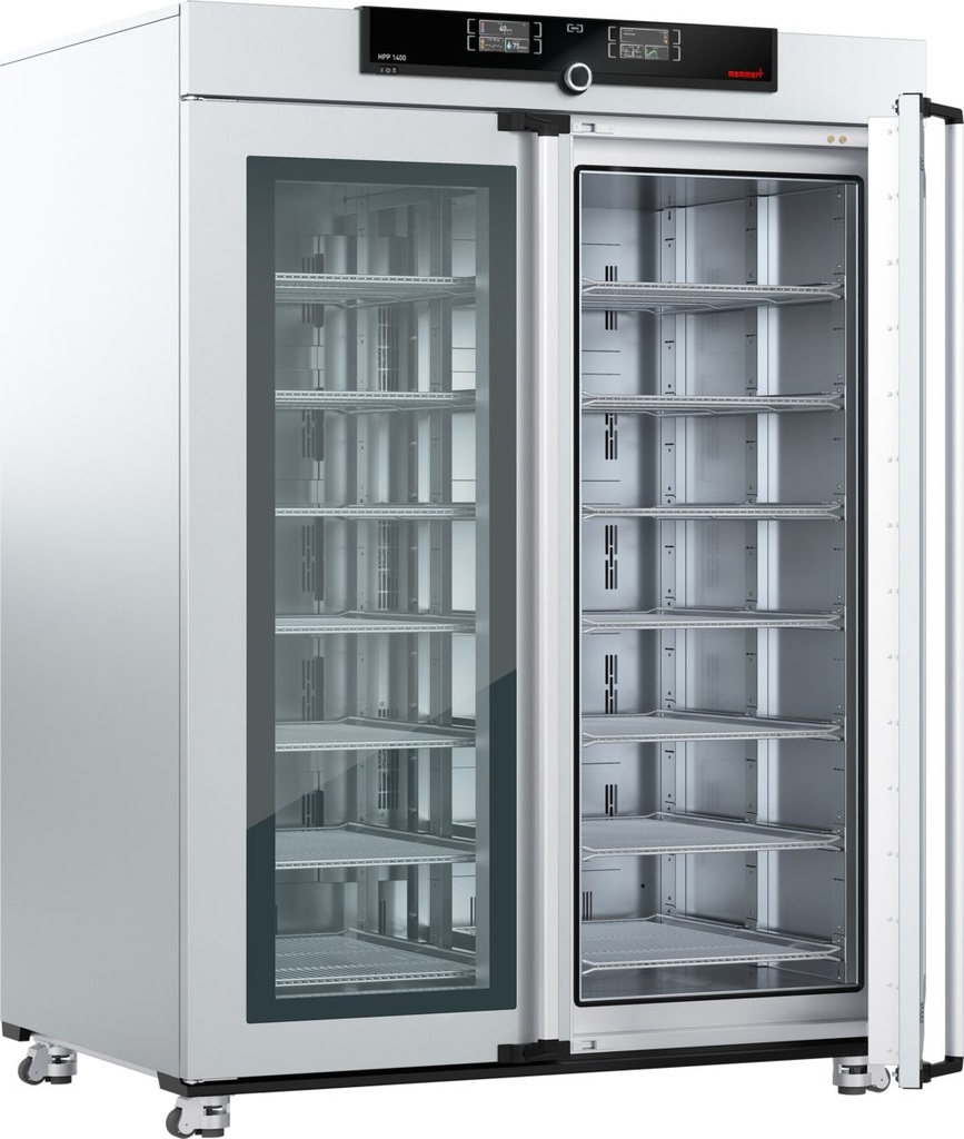 Klimaskab, Memmert HPP1400eco med fugt, 0/70°C, 1360 liter