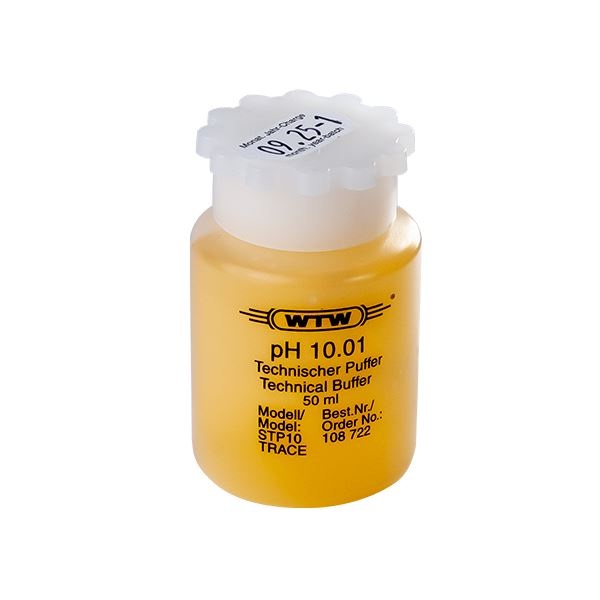 Buffer, teknisk, WTW, orange, pH 10,01 ±0,03, 50 mL