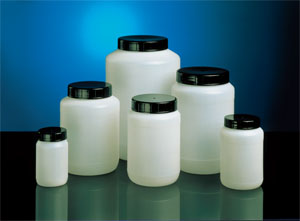 Prøvebeholder, PE-HD, uden låg, Ø48 mm, 100 ml