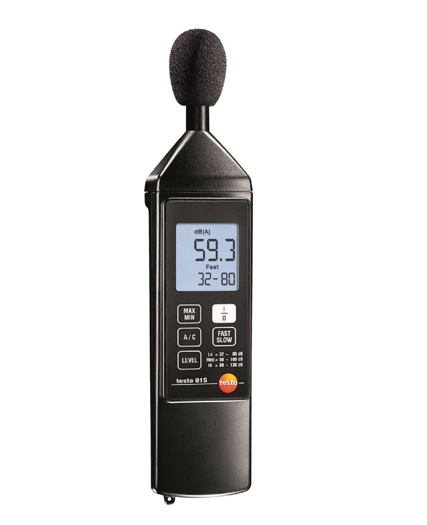 Støjmåler, Testo 815, 32 - 130 dB