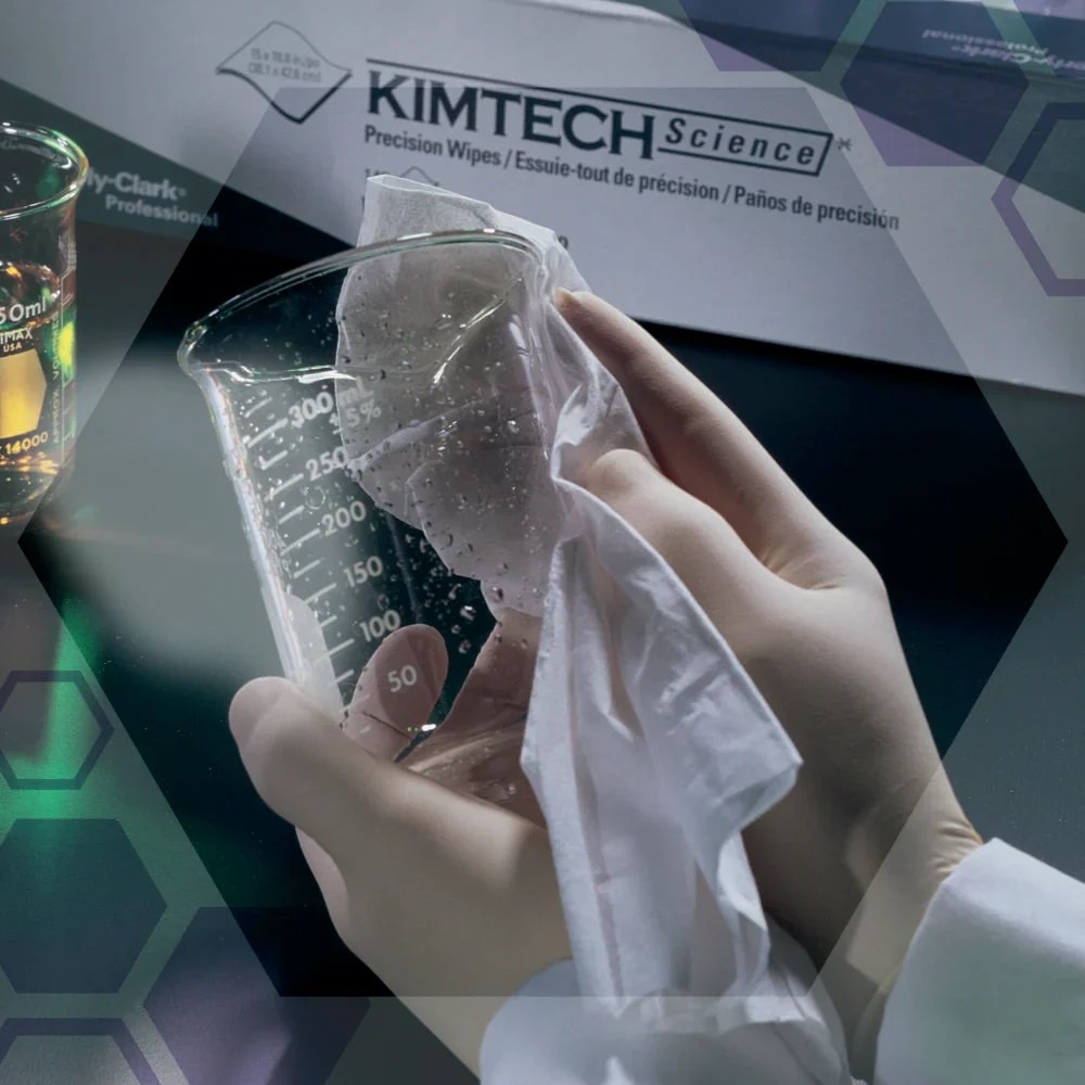 Servietter, 1-lags, KIMTECH Science, fnugfri, 11,4 x 21,3 cm