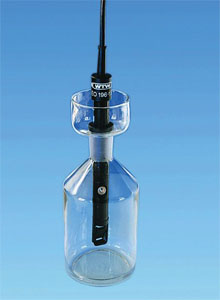 Karlsruhe-kolbe med prop, Behr KF250/12, 250 mL, til BOD