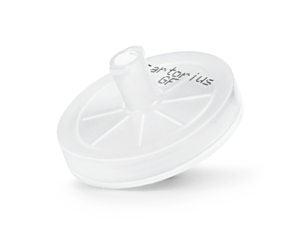 Sprøjtefilter, Sartorius NML Plus, GF, Ø28 mm, 0,70 µm, 500 stk