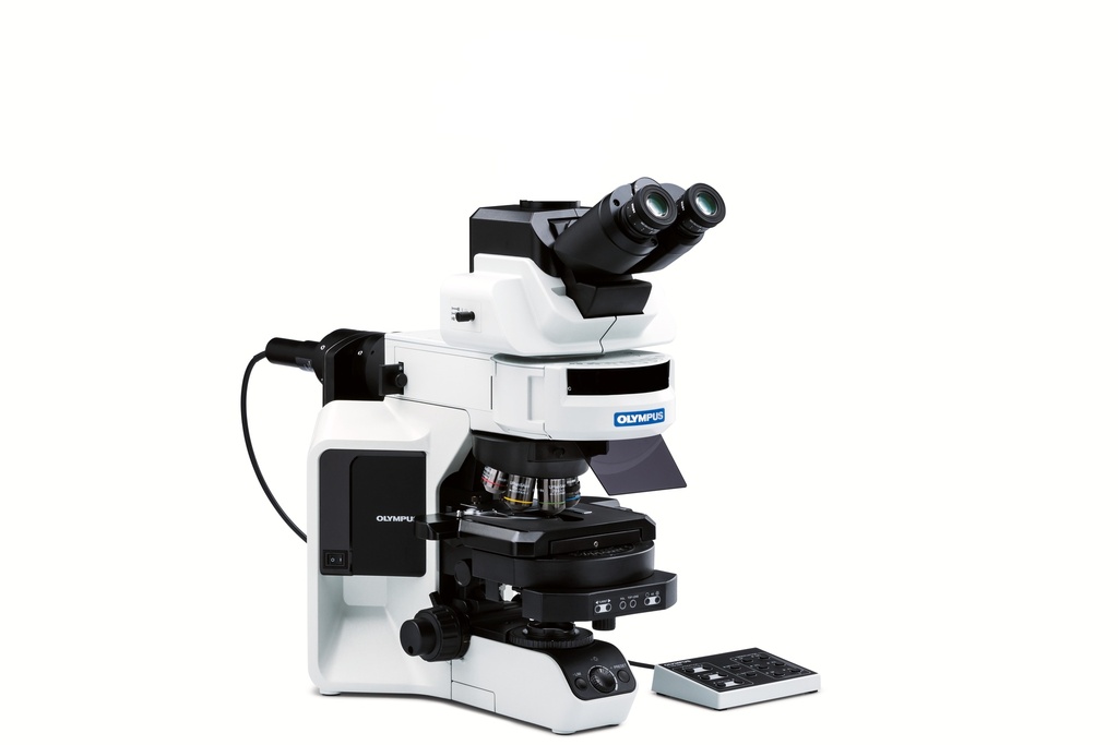 Mikroskop, Olympus BX53 FL, Semi-motoriseret, 4x/10x/40x