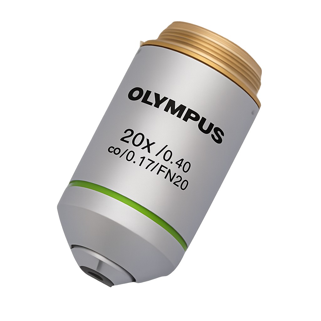 Objektiv, Olympus CXPL20X/0.4 Plan Achromat, 20x, FN22, kun til CX23/CX33