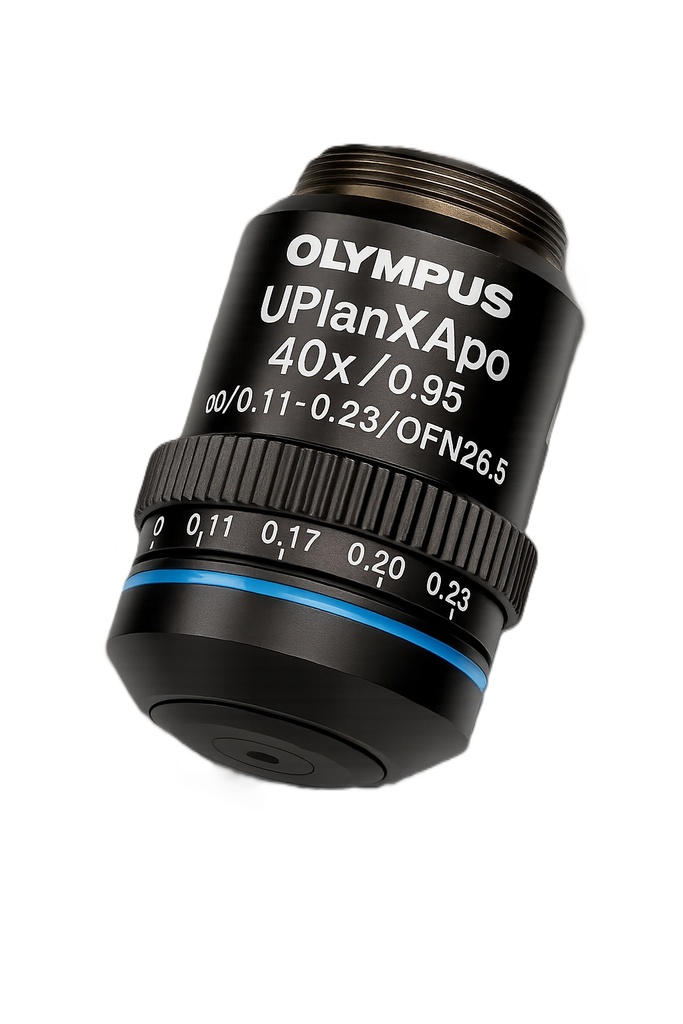 Objektiv, Olympus UPLXAPO40X/0.95 Universal Plan Extended Apochromat, 40x, FN26.5, ACC