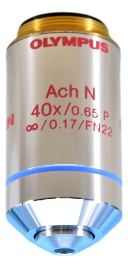 Objektiv, Olympus ACHN40XP/0.65, Strainfree Achromat Pol, 40x, FN22
