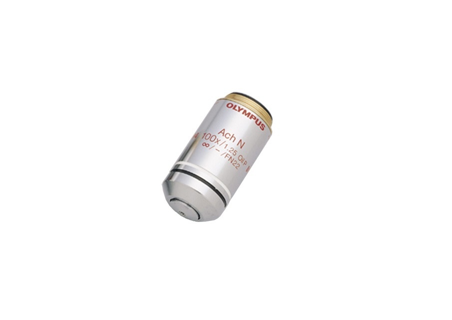 Objektiv, Olympus ACHN100XOP/1.25, Strainfree Achromat Pol, Olie, 100x, FN22