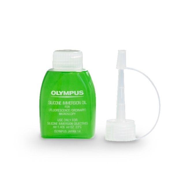 Immersionsolie, Olympus, silikone, n=1,406, 30 mL
