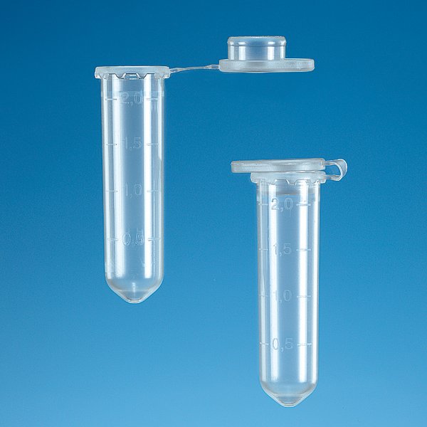 [1472171] Mikrocentrifugerør, BRAND, klar, 2,0 ml, rund bund