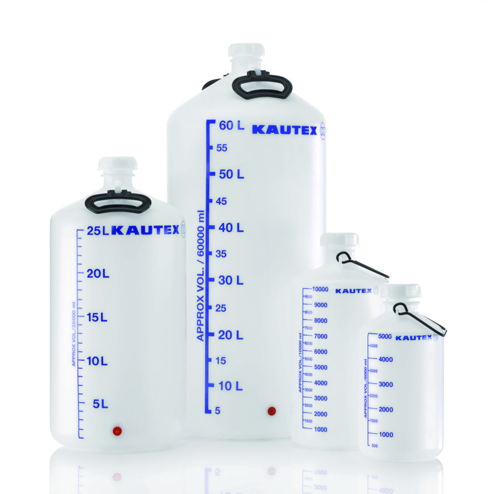 Dunk, PE-HD, rund, med gevindhul, UN godkendt, 25 liter