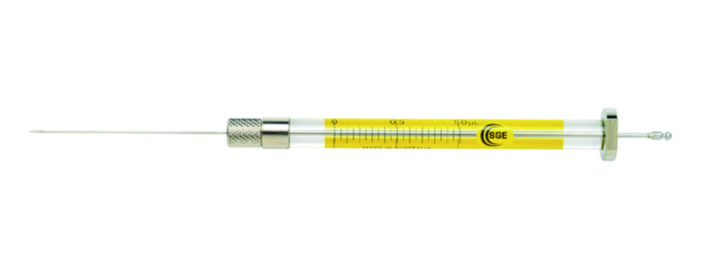 GC sprøjte, gauge 23 (0,63 mm), fast nål, 10 µl
