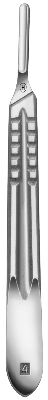 Hammacher skalpelskaft nr. 4 ,135 mm