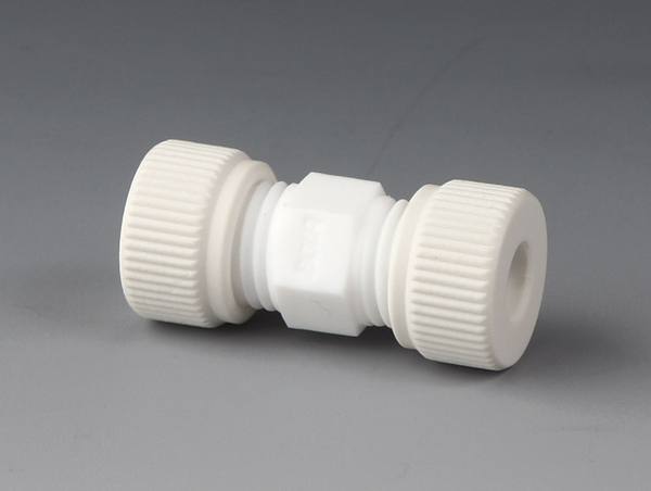 Slangesamler, lige, PTFE/PTFE, Ø6 mm