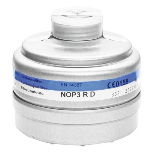 [6201023] Kombinationsfilter, BartelsRieger 86 NOSt, gevind, beskyttelseskl. NO-P3 R D