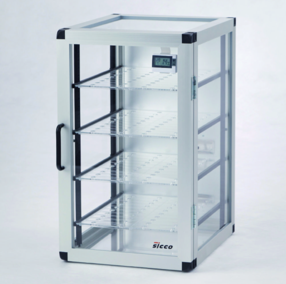 Ekssikkator, Auto-Star m/magnetlås, PMMA, 310x375x525 mm, 45 liter