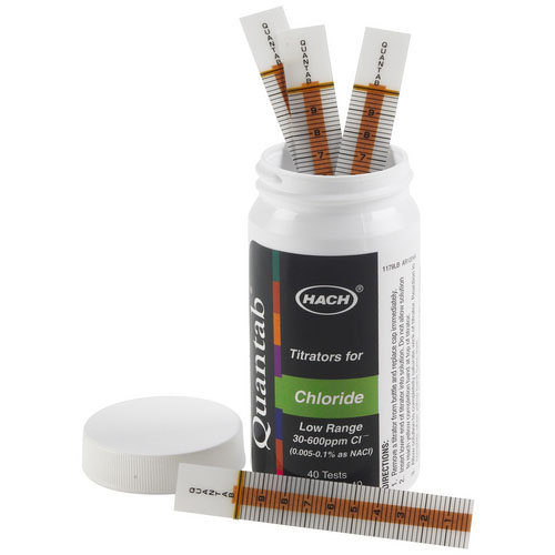 Quantab til chloridbestemmelse 30 - 600 ppm, 40/pk