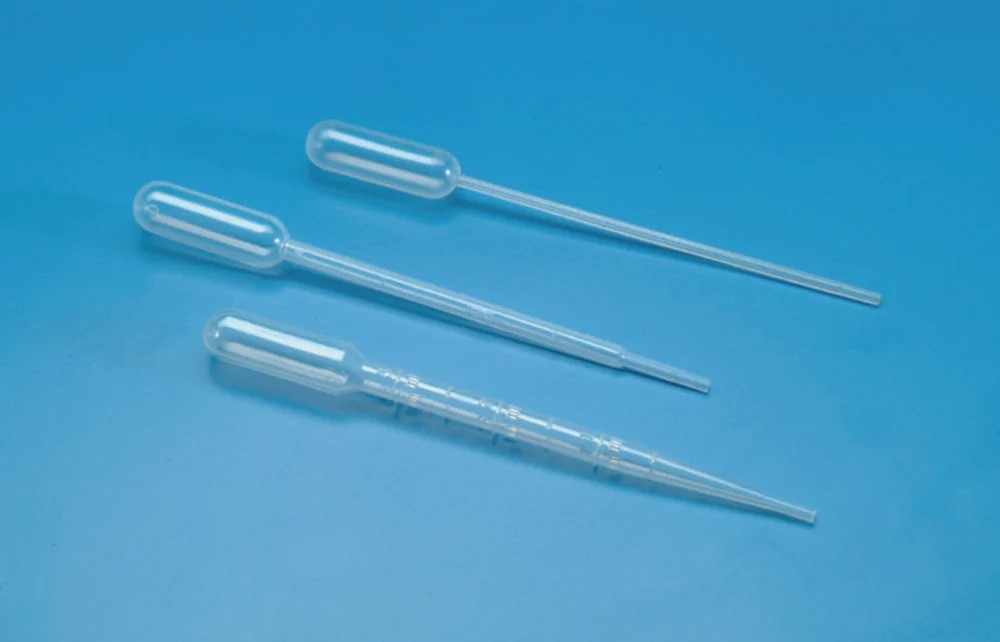 Pasteur pipetter, Kartell, PE, 3 ml, 500 stk.