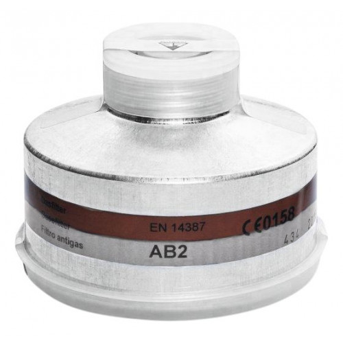 [6224032] Gasfilter, BartelsRieger 66 AB, gevind, beskyttelseskl. A2B2 R D