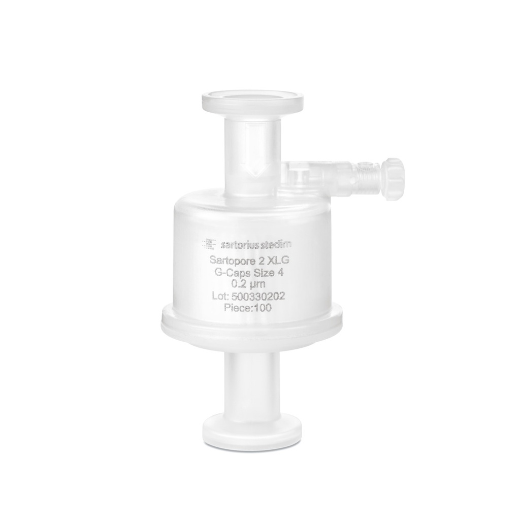 Filterkapsel, Sartorius Sartofluor, 0,015 m2, 0,20 µm, til slanger 1/4", 5 stk