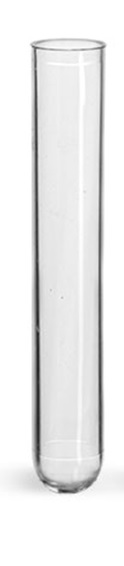 Engangscentrif.rør,PS,cylindriske, 16x100 mm,10 ml