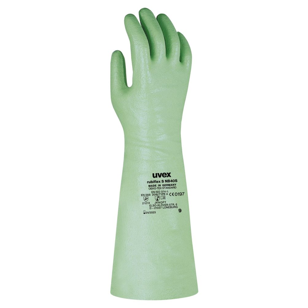 Kemikaliehandsker, uvex rubiflex S NB40S, str. 9