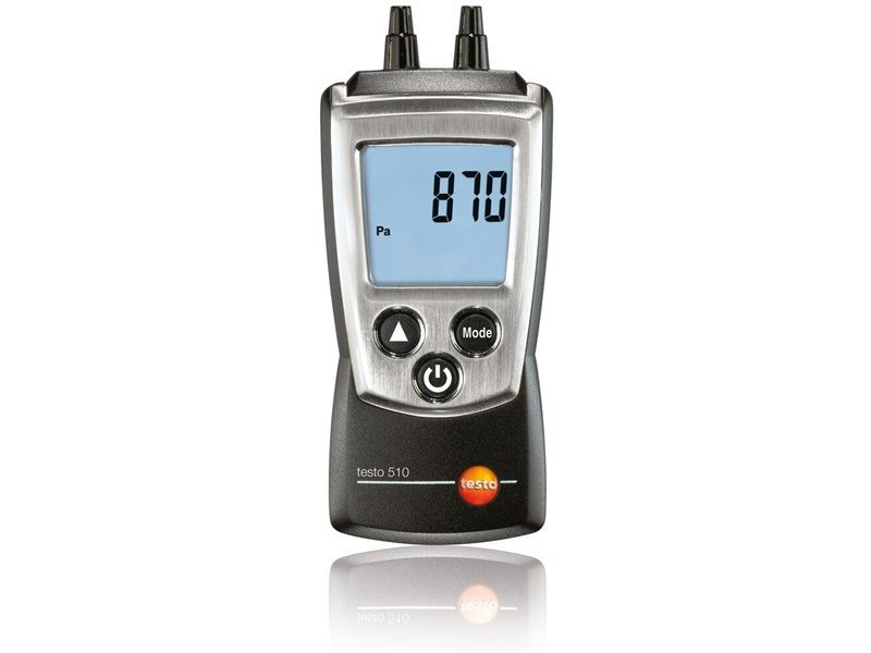 Digitalt manometer, Testo 510, 270 x 130 x 40 mm