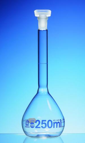 Målekolbe, BLAUBRAND, kl.A, USP, m/PP prop, 2000ml
